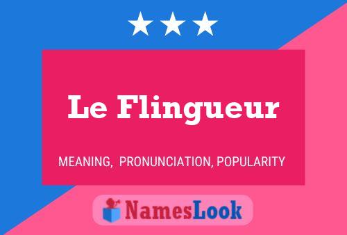 Le Flingueur 名字海报