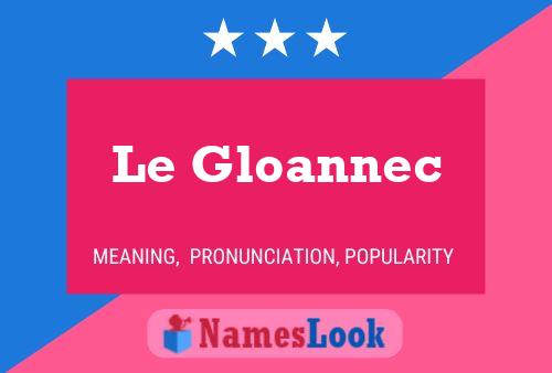 Le Gloannec 名字海报