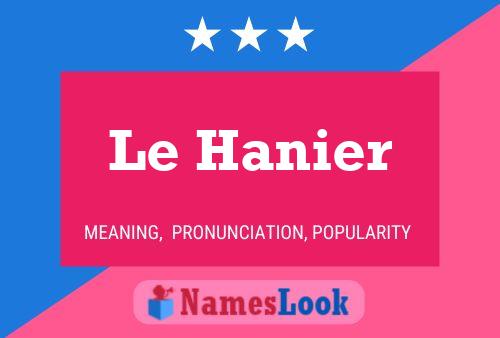 Le Hanier 名字海报