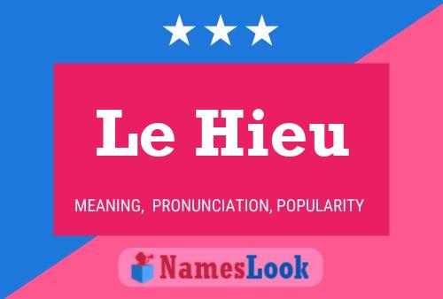 Le Hieu 名字海报