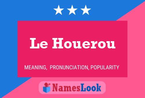 Le Houerou 名字海报