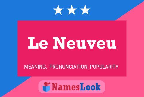 Le Neuveu 名字海报