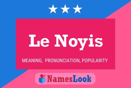 Le Noyis 名字海报