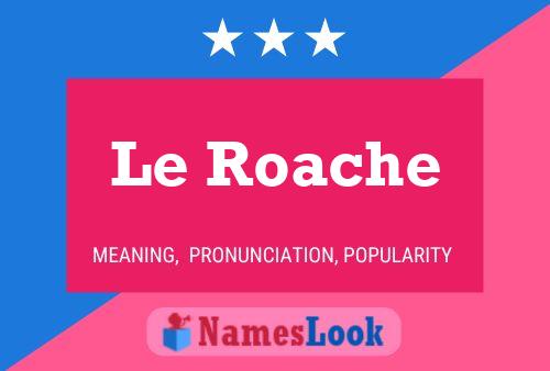 Le Roache 名字海报