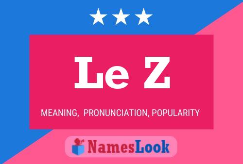 Le Z 名字海报