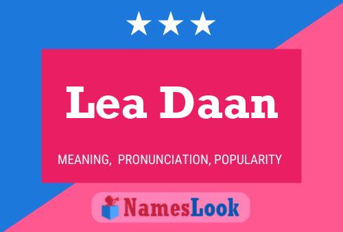 Lea Daan 名字海报