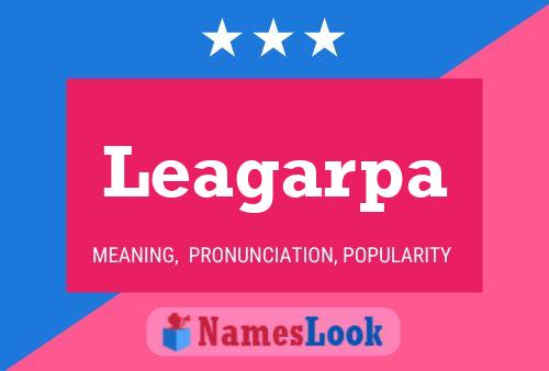 Leagarpa 名字海报