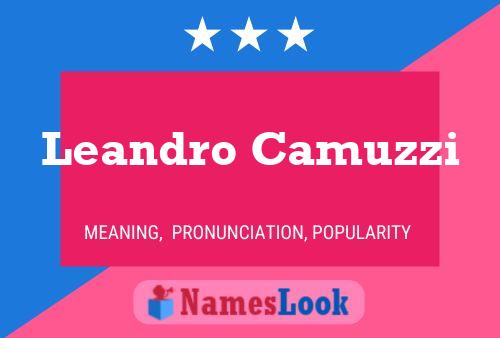 Leandro Camuzzi 名字海报