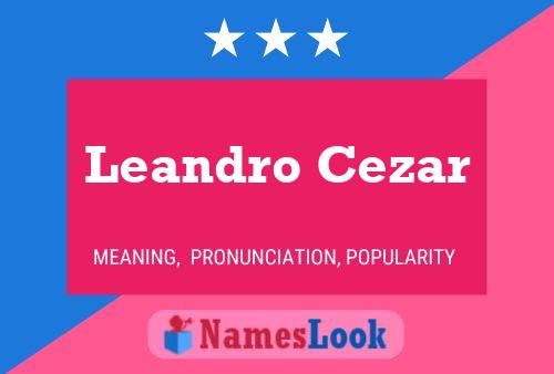 Leandro Cezar 名字海报