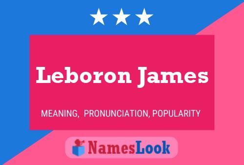 Leboron James 名字海报