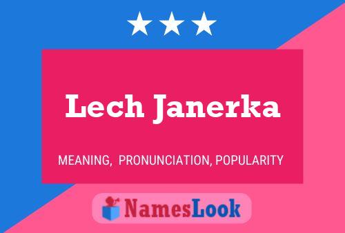 Lech Janerka 名字海报