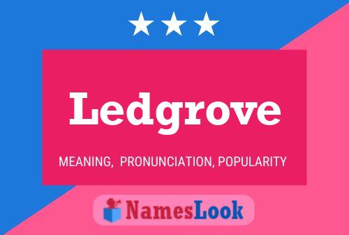 Ledgrove 名字海报