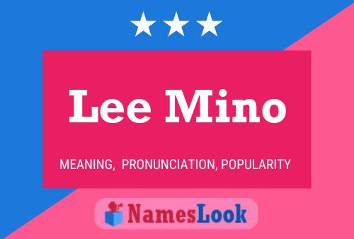 Lee Mino 名字海报