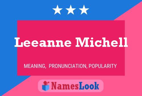 Leeanne Michell 名字海报