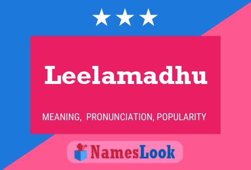 Leelamadhu 名字海报