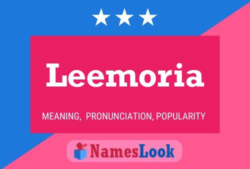 Leemoria 名字海报