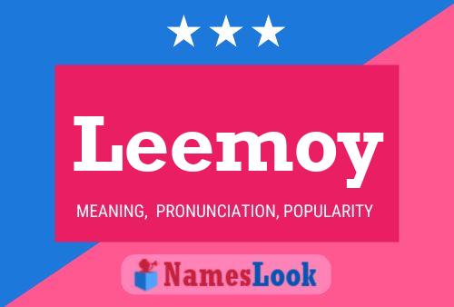 Leemoy 名字海报