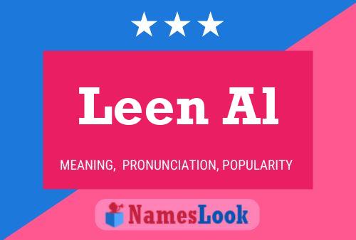 Leen Al 名字海报