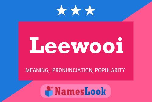 Leewooi 名字海报