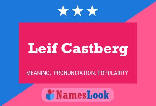 Leif Castberg 名字海报