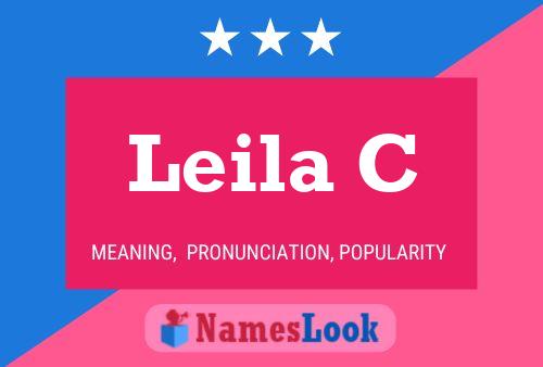 Leila C 名字海报