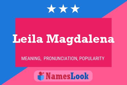 Leila Magdalena 名字海报