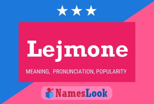 Lejmone 名字海报