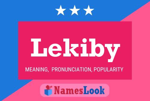 Lekiby 名字海报