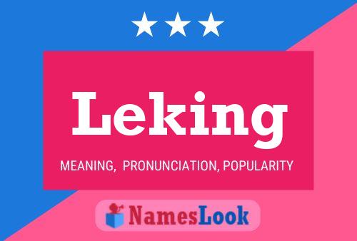 Leking 名字海报