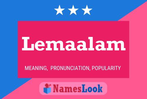 Lemaalam 名字海报