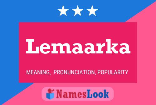 Lemaarka 名字海报