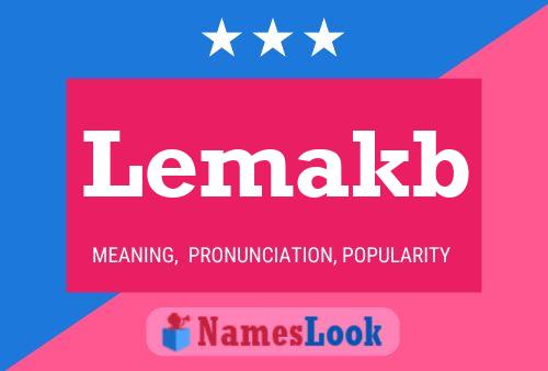 Lemakb 名字海报