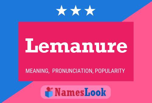 Lemanure 名字海报