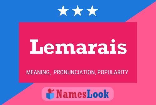 Lemarais 名字海报