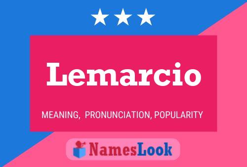 Lemarcio 名字海报