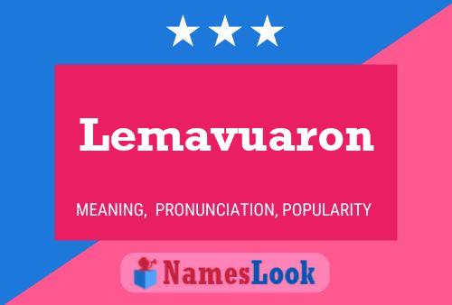 Lemavuaron 名字海报