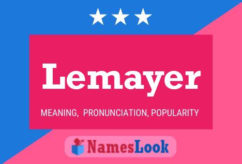 Lemayer 名字海报