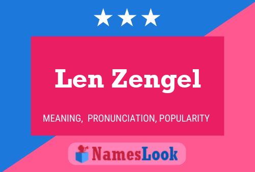 Len Zengel 名字海报