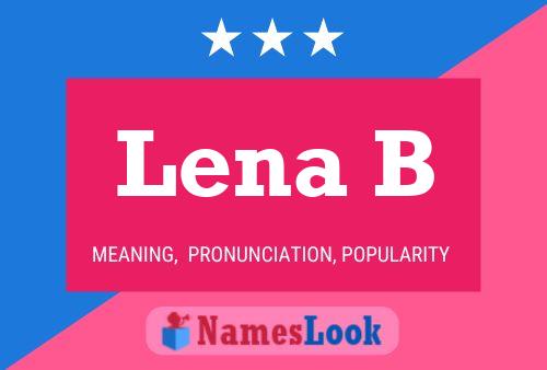 Lena B 名字海报