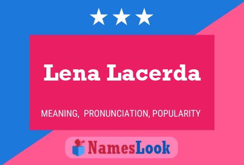 Lena Lacerda 名字海报