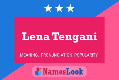 Lena Tengani 名字海报