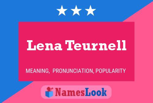 Lena Teurnell 名字海报