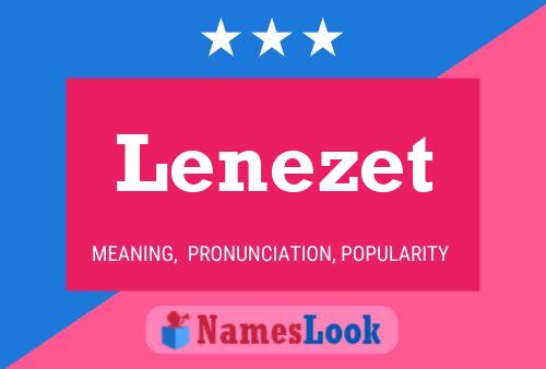 Lenezet 名字海报