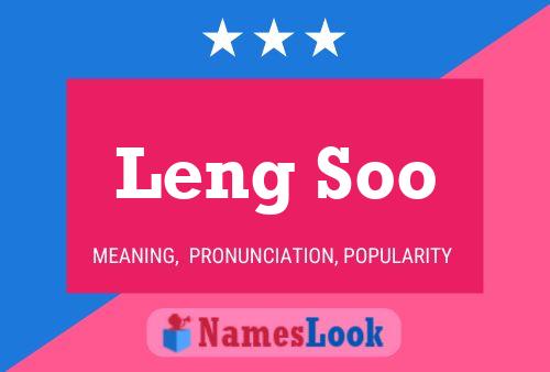 Leng Soo 名字海报