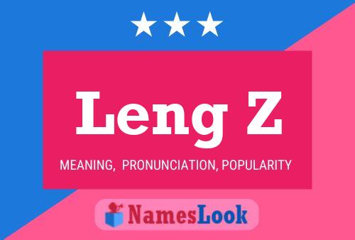 Leng Z 名字海报