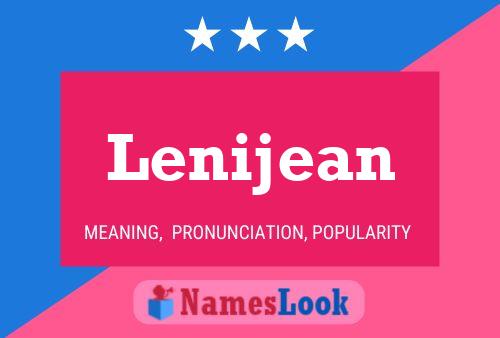 Lenijean 名字海报