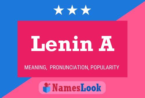 Lenin A 名字海报