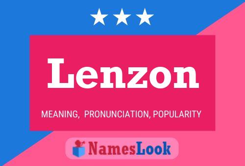 Lenzon 名字海报