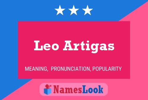 Leo Artigas 名字海报