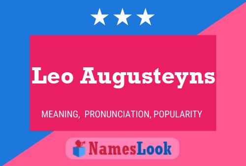 Leo Augusteyns 名字海报